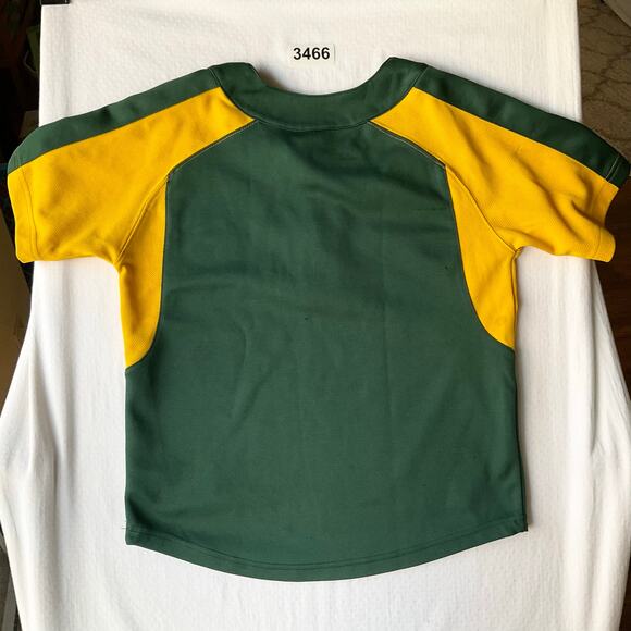 Genuine Big Kid’s Short Sleeve Sport Shirt Size M (8-10),Green,Oakland Athletics - Picture 7 of 8